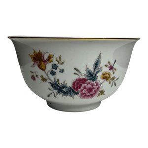 American‎ Heirloom Independence Day 1981 Porcelain Floral Dragonfly Bowl Avon